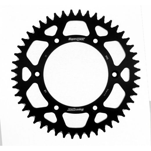 REAR ALU SPROCKET SUPERSPROX RAL-990:48-BLK MELNS/PELĒKS 48T, 520