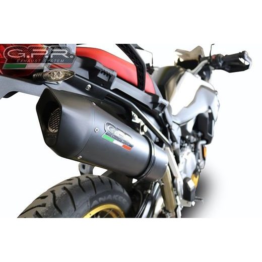 SLIP-ON EXHAUST GPR FURORE EVO4 NERO E5.BM.94.1.FNE4 MATTE BLACK INCLUDING REMOVABLE DB KILLER AND LINK PIPE