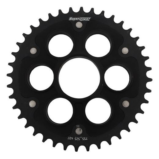 AIZMUGURĒJAIS ZOBRATS SUPERSPROX STEALTH RST-755_525:40-BLK MELNS/PELĒKS 40T, 525