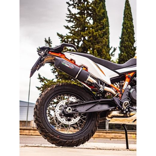 SLIP-ON EXHAUST GPR FURORE EVO4 NERO E4.KT.105.1.FNE4 MATTE BLACK INCLUDING REMOVABLE DB KILLER AND LINK PIPE