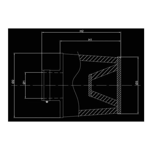 KONISKS GAISA FILTRS BMC FBTW141-206P PLASTMASAS VĀKS