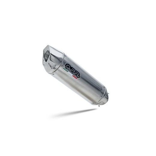 SLIP-ON EXHAUST GPR FURORE-X INOX Y.66.1.FXSC MATTE BLACK INCLUDING REMOVABLE DB KILLER AND LINK PIPE