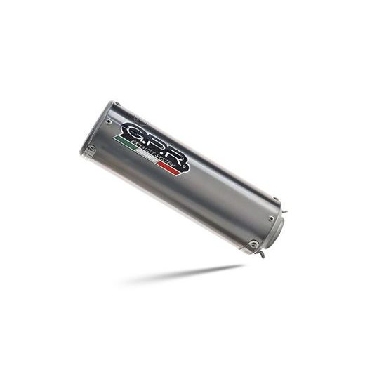 SLIP-ON EXHAUST GPR M3 TITANIUM NATURAL E5.BM.107.1.M3.TN BRUSHED TITANIUM INCLUDING REMOVABLE DB KILLER AND LINK PIPE