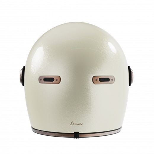 FULL FACE ĶIVERE STORMER HISTORY SOLID OFF-WHITE PEARLY XS