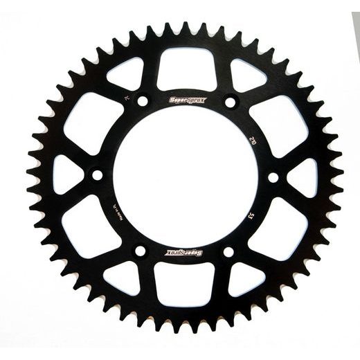 REAR ALU SPROCKET SUPERSPROX RAL-210:53-BLK MELNS/PELĒKS 53T, 520