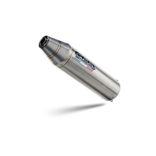 SLIP-ON EXHAUST GPR DEEPTONE QUSP.160.7.DEATV BRUSHED STAINLESS STEEL INCLUDING REMOVABLE DB KILLER AND LINK PIPE