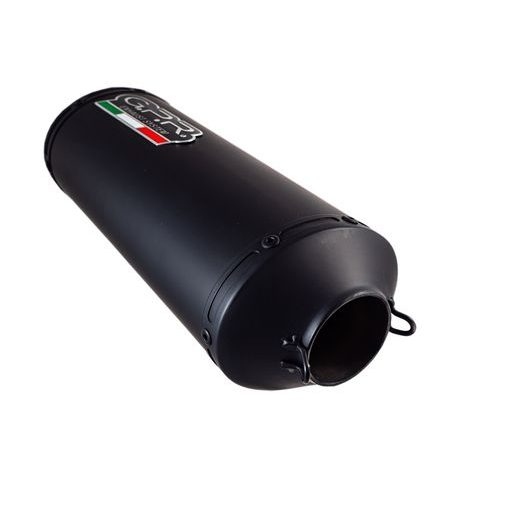 SLIP-ON EXHAUST GPR GHISA S.196.GHI MATTE BLACK INCLUDING REMOVABLE DB KILLER AND LINK PIPE