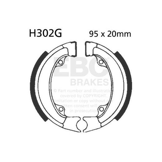 BREMŽU LOKU KOMPLEKTS EBC H302G RIEVOTAS