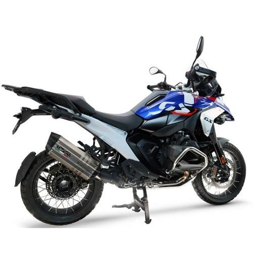 SLIP-ON EXHAUST GPR HYPER SONIC TITANIUM BM.110.HYSOTIT MATTE TITANIUM INCLUDING REMOVABLE DB KILLER AND LINK PIPE