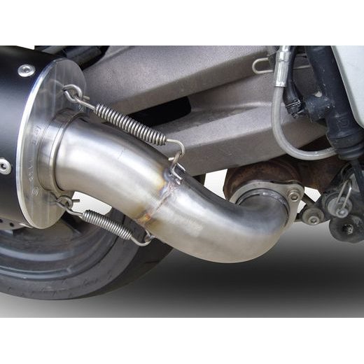 SLIP-ON EXHAUST GPR HYPER SONIC BMW.4.HYSOIN BRUSHED STAINLESS STEEL INCLUDING REMOVABLE DB KILLER AND LINK PIPE