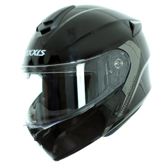 FLIP UP ĶIVERE AXXIS STORM SV SOLID GLOSS BLACK XS