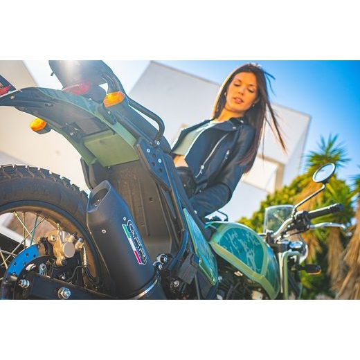 SLIP-ON EXHAUST GPR FURORE ROY.5.RACE.FUNE MATTE BLACK INCLUDING LINK PIPE