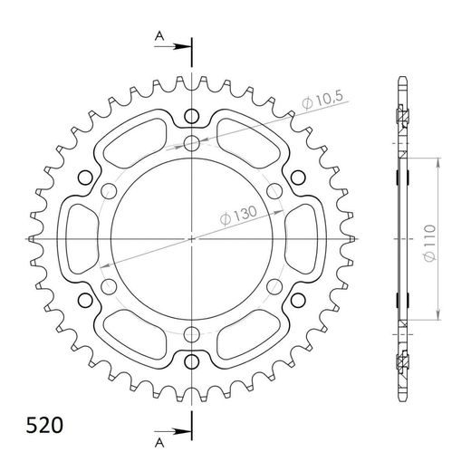 AIZMUGURĒJAIS ZOBRATS SUPERSPROX STEALTH RST-486:42-ORG ORANŽS 42T, 520