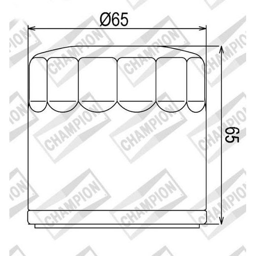 EĻĻAS FILTRS CHAMPION COF453 100609765