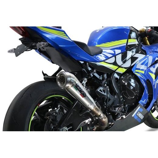SLIP-ON EXHAUST GPR POWERCONE EVO E4.S.198.PCEV BRUSHED STAINLESS STEEL INCLUDING REMOVABLE DB KILLER AND LINK PIPE