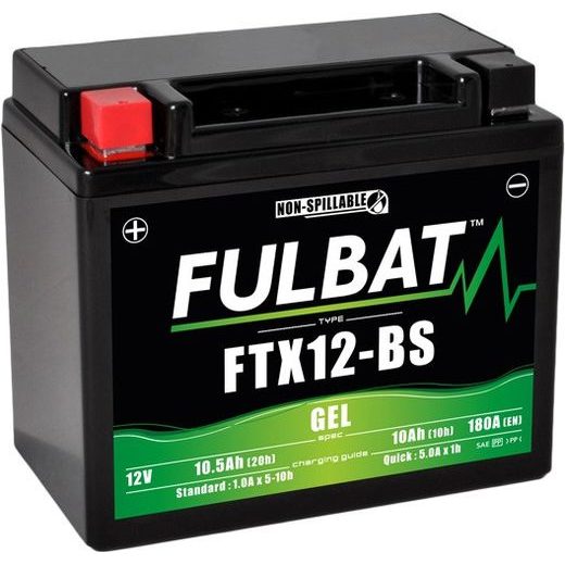 GĒLA AKUMULATORS FULBAT FTX12-BS GEL (YTX12-BS GEL)