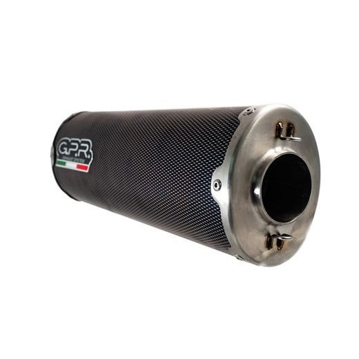 SLIP-ON EXHAUST GPR DUAL E4.Y.208.DUAL.PO BRUSHED STAINLESS STEEL INCLUDING REMOVABLE DB KILLER AND LINK PIPE