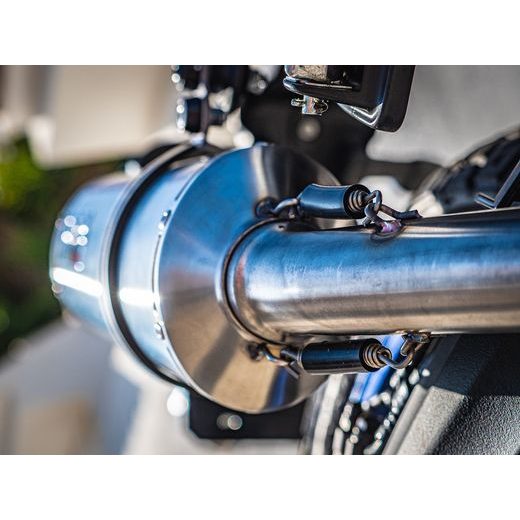 SLIP-ON EXHAUST GPR DUAL E4.BM.99.DUAL.IO MATTE INOX INCLUDING REMOVABLE DB KILLER AND LINK PIPE