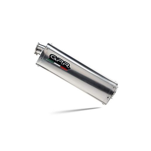 SLIP-ON EXHAUST GPR TRIOVAL E4.H.241.TRI PULĒTS NERŪSĒJOŠAIS TĒRAUDS INCLUDING REMOVABLE DB KILLER AND LINK PIPE