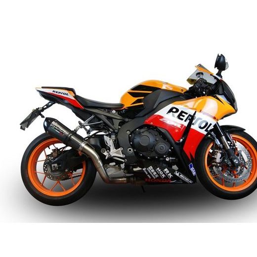 SLIP-ON EXHAUST GPR NEW GRAND PRIX EVO TITANIUM H.242.RACE.GPAN.TO BRUSHED TITANIUM INCLUDING LINK PIPE