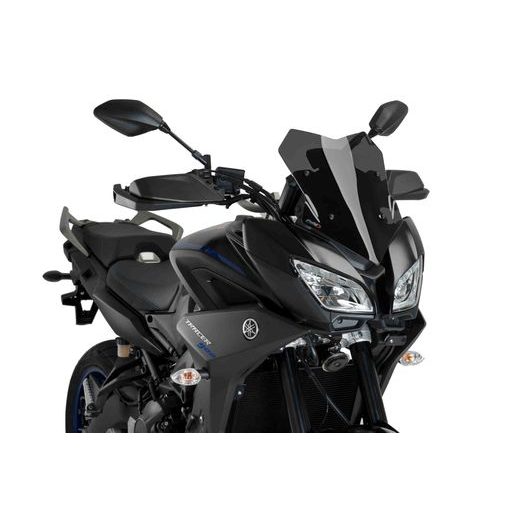 VĒJSTIKLS PUIG RACING 9724F DARK SMOKE