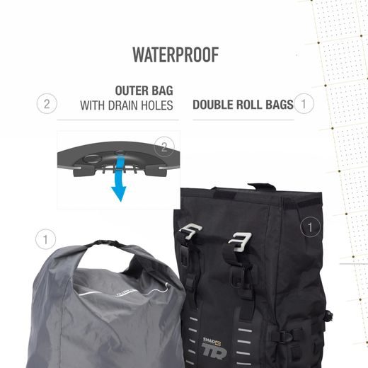 SADDLEBAG SHAD TR40 X0TR402 ADVENTURE TERRA