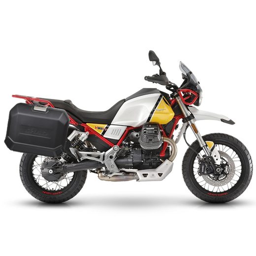 ALUMĪNIJA BAGĀŽAS KASTES, KOMPLEKTS SHAD TERRA 36L/ 47L MONTĀŽAS KOMPLEKTS SHAD MOTO GUZZI V 85 TT