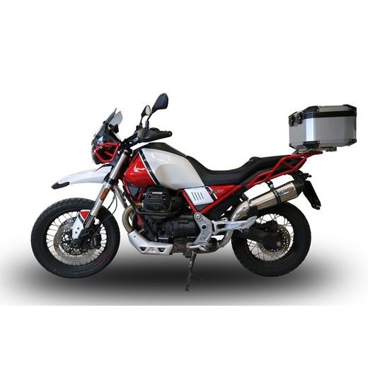 SLIP-ON EXHAUST GPR NEW GRAND PRIX EVO TITANIUM E4.GU.61.GPAN.TO BRUSHED TITANIUM INCLUDING REMOVABLE DB KILLER AND LINK PIPE