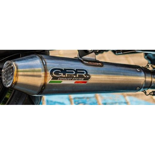 MID-FULL SYSTEM EXHAUST GPR ULTRACONE URAL.21.ULTRA BRUSHED STAINLESS STEEL INCLUDING REMOVABLE DB KILLER