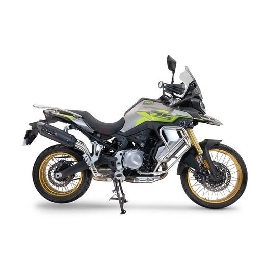 SLIP-ON EXHAUST GPR FURORE-X BRK24.VO.7.FUXTITBL TITANIUM MATTE BLACK INCLUDING REMOVABLE DB KILLER AND LINK PIPE