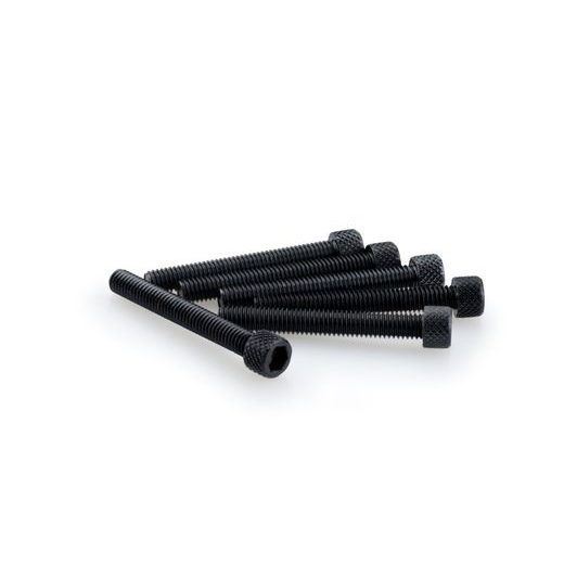 SKRŪVES PUIG ANODIZED 0370N MELNS/PELĒKS M6 X 45MM (6PCS)