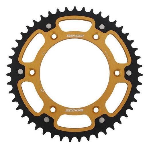 REAR SPROCKET SUPERSPROX STEALTH RST-210:47-GLD ZELTA 47T, 520