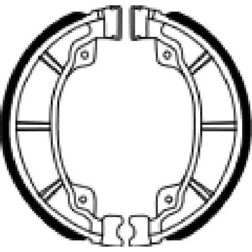 BREMŽU LOKI FERODO 225129255