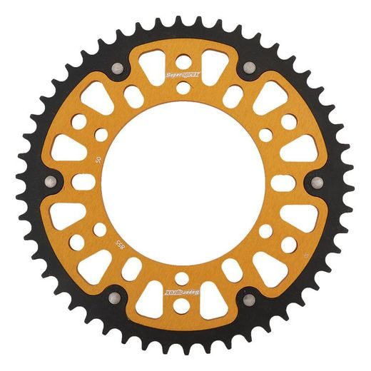 REAR SPROCKET SUPERSPROX STEALTH RST-855:50-GLD ZELTA 50T, 520