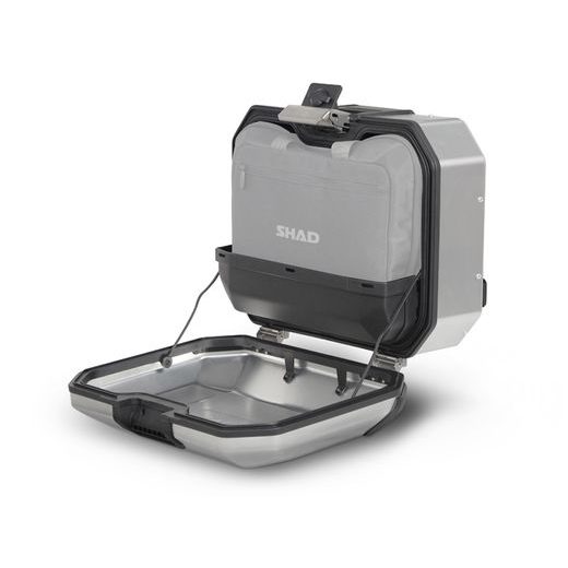 COMPLETE SET OF ALUMINUM CASES SHAD TERRA, 37L TOPCASE + 36L / 36L SIDE CASES, INCLUDING MOUNTING KIT AND PLATE SHAD YAMAHA MT-09 TRACER / TRACER 900