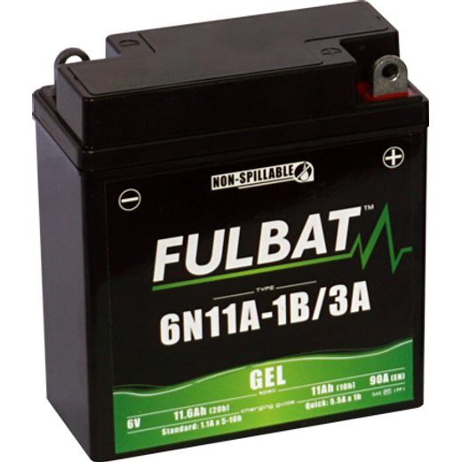 GĒLA AKUMULATORS FULBAT 6N11A-1B/3A GEL