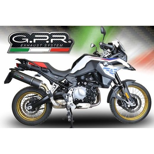 SLIP-ON EXHAUST GPR FURORE EVO4 NERO E5.BM.94.2.FNE4 MATTE BLACK INCLUDING REMOVABLE DB KILLER AND LINK PIPE