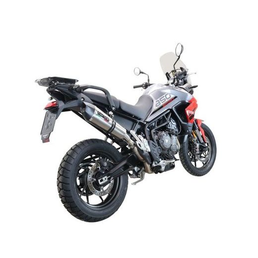 SLIP-ON EXHAUST GPR NEW GRAND PRIX EVO TITANIUM E5.T.98.GPAN.TO BRUSHED TITANIUM INCLUDING REMOVABLE DB KILLER AND LINK PIPE