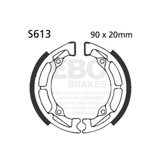 BREMŽU LOKU KOMPLEKTS EBC S613