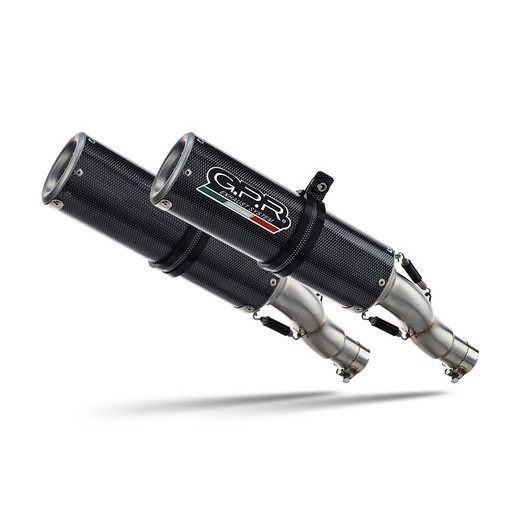 DUAL SLIP-ON EXHAUST GPR M3 S.136.M3.PP BRUSHED STAINLESS STEEL