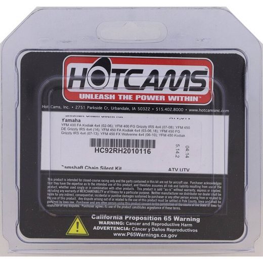 SADALES VĀRPSTAS ĶĒDES KLUSAIS KOMPLEKTS HOT CAMS HC92RH2010116