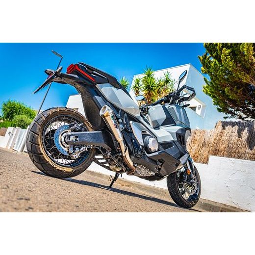 SLIP-ON EXHAUST GPR POWERCONE EVO HON.269.PCEV BRUSHED STAINLESS STEEL INCLUDING REMOVABLE DB KILLER AND LINK PIPE