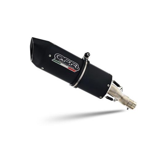 SLIP-ON EXHAUST GPR FURORE NERO CF.4.1.RACEDB.FUNE MATTE BLACK INCLUDING LINK PIPE AND REMOVABLE DBKILLER