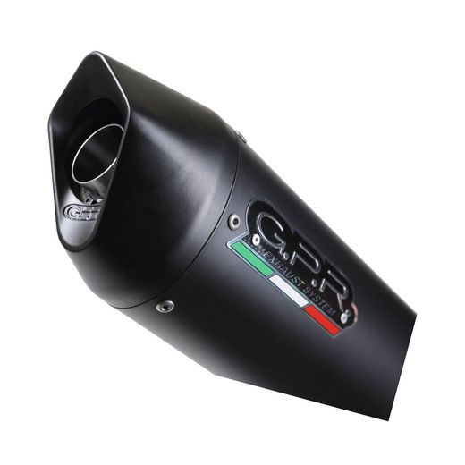 SLIP-ON EXHAUST GPR FURORE Y.58.FUNE MATTE BLACK INCLUDING REMOVABLE DB KILLER AND LINK PIPE