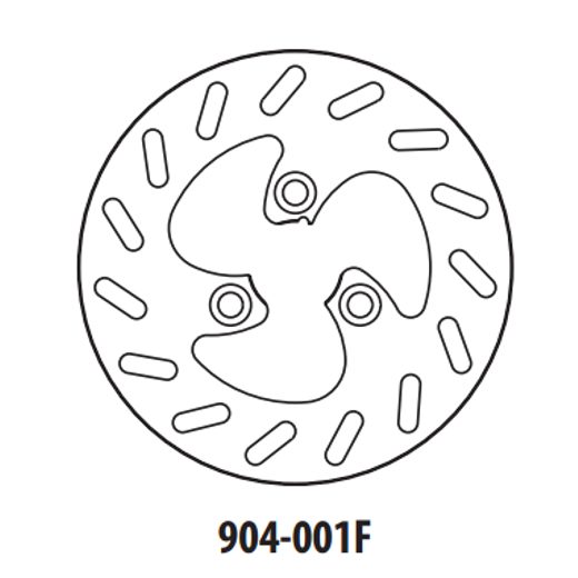 BREMŽU DISKS GOLDFREN 904-001F PRIEKŠ. 180 MM