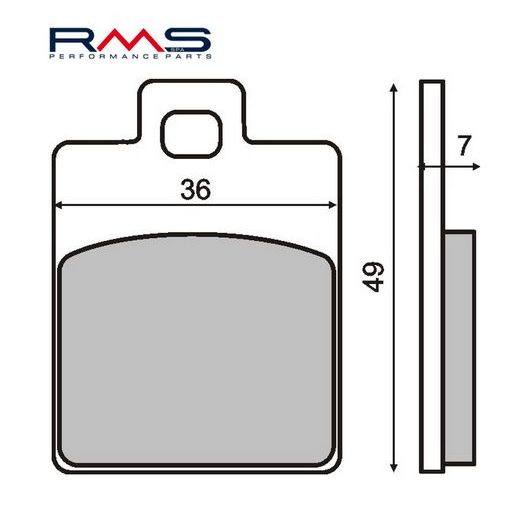 BREMŽU UZLIKAS RMS 225100300 ORGANISKS