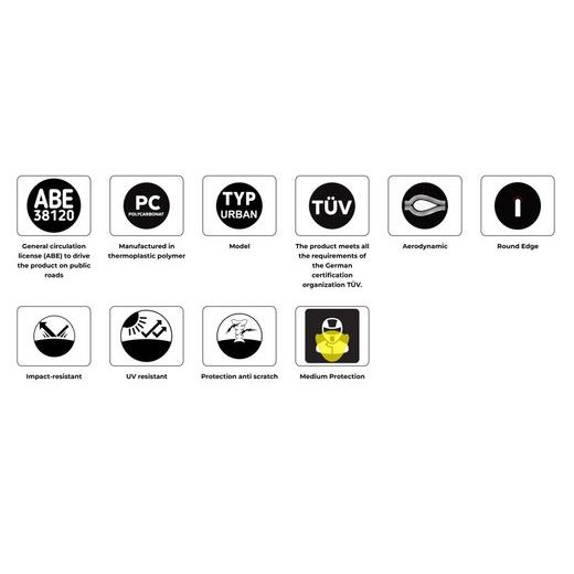 VĒJSTIKLS PUIG URBAN 22155H TUMŠS