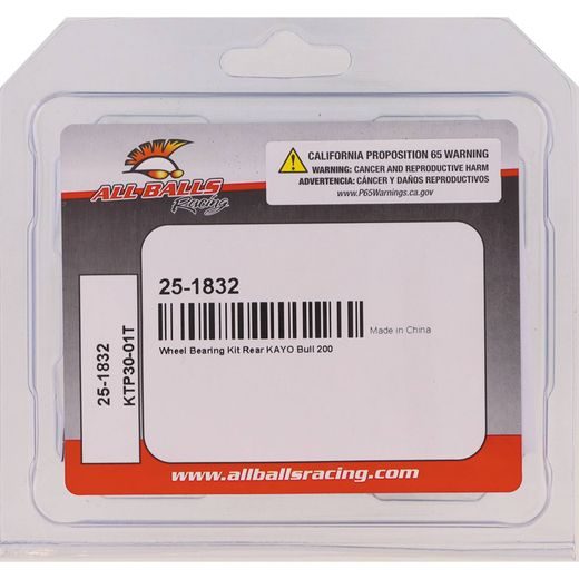 RITEŅA GULTŅU KOMPLEKTS ALL BALLS RACING WB25-1832