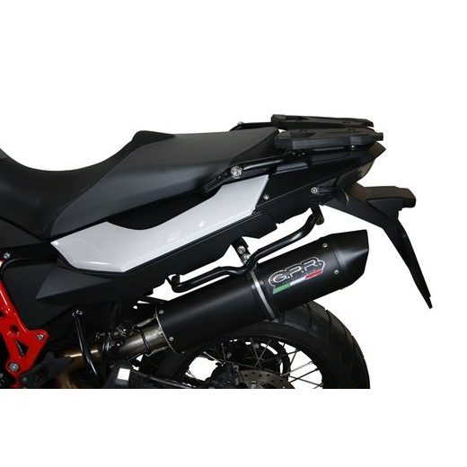SLIP-ON EXHAUST GPR FURORE EVO4 NERO E4.BM.101.1.FNE4 MATTE BLACK INCLUDING REMOVABLE DB KILLER AND LINK PIPE