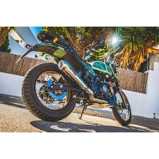 SLIP-ON EXHAUST GPR POWERCONE EVO E5.ROY.9.CAT.PCEV BRUSHED STAINLESS STEEL INCLUDING REMOVABLE DB KILLER, LINK PIPE AND CATALYST